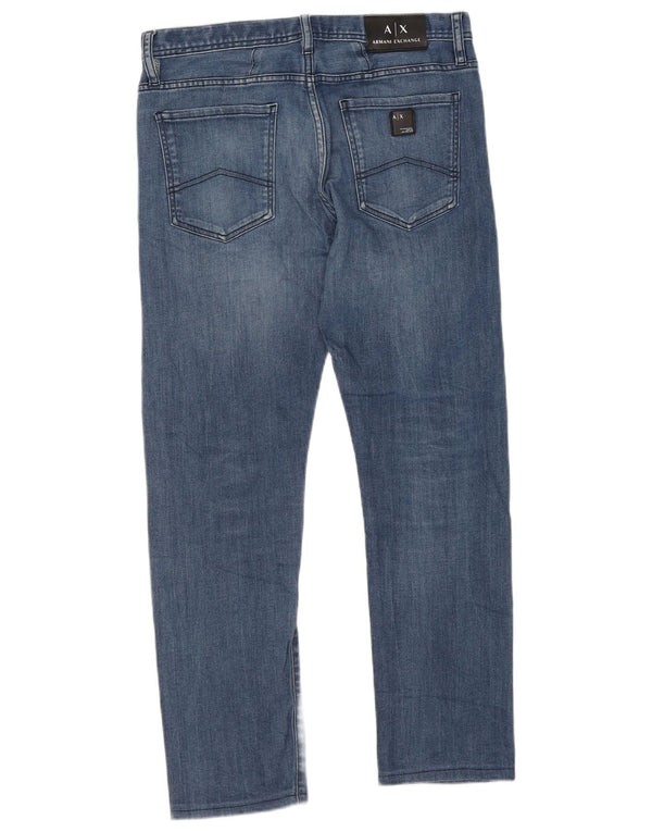 ARMANI EXCHANGE Jeans slim da uomo W31 L28 cotone blu