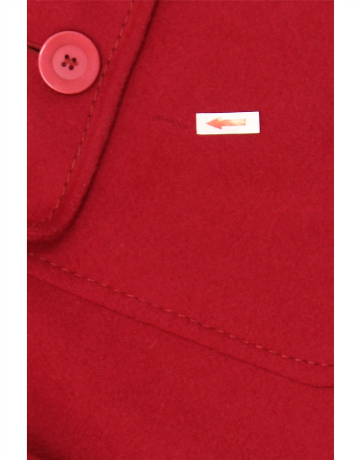 Soprabito oversize da donna vintage IT 53 2XL Lana rossa