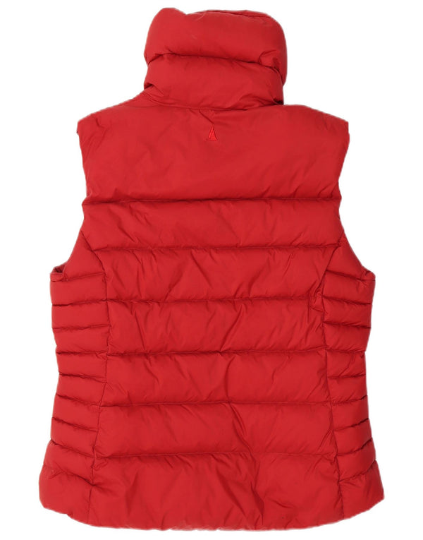 MUSTO Womens Padded Gilet UK 14 Large Red Polyamide