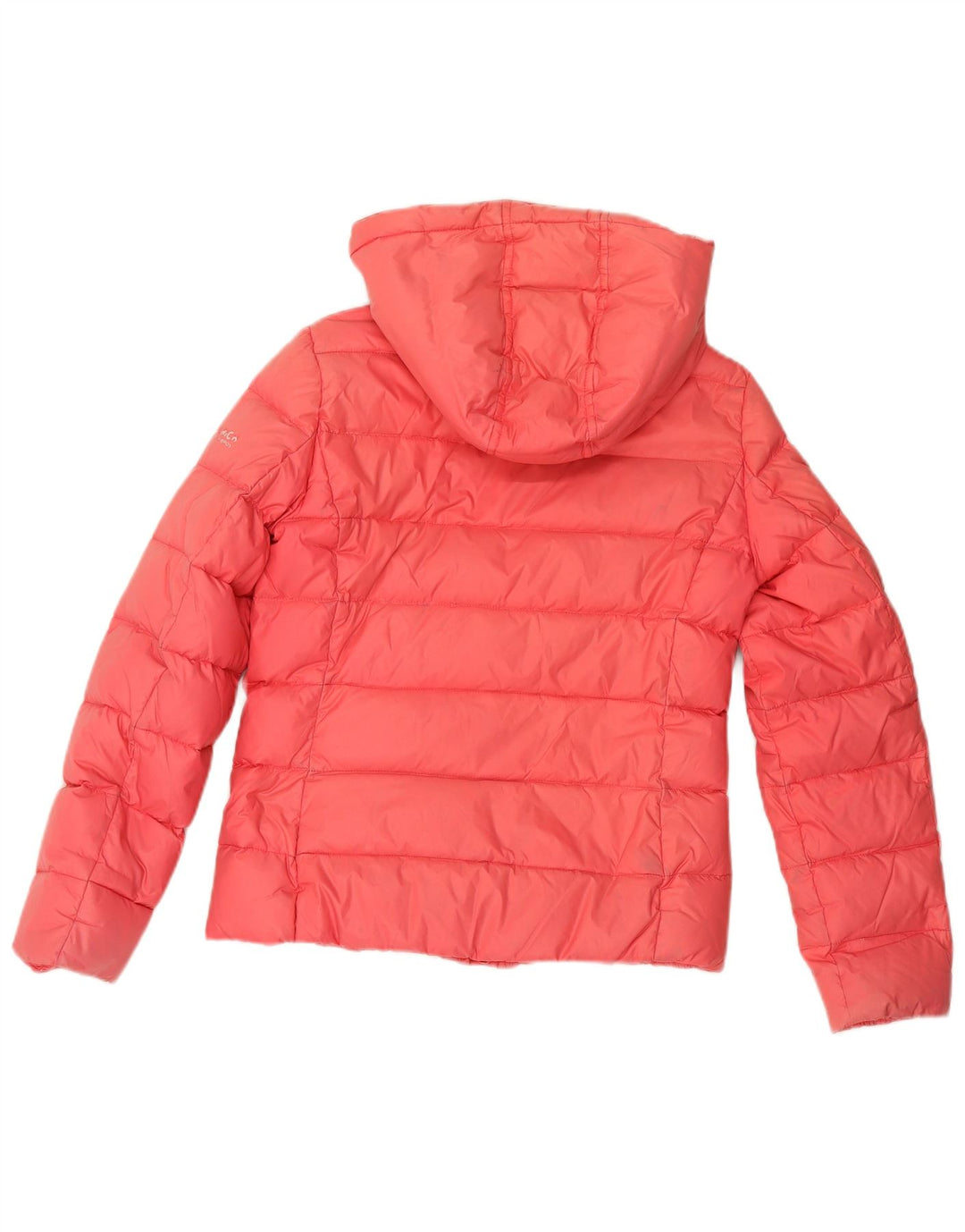 Giacca imbottita con cappuccio da donna Woolrich UK 10 Small Rosa Poliammide