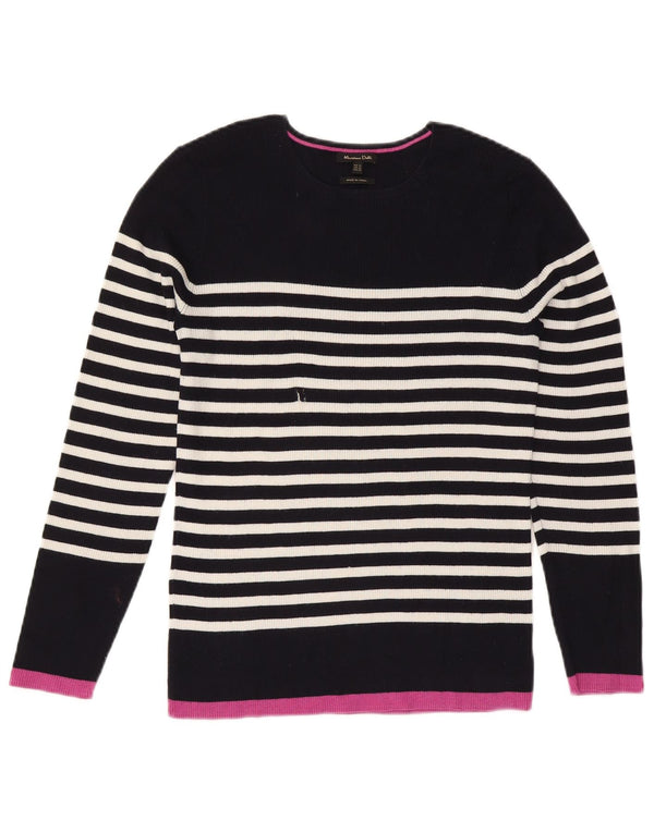 Maglione maglione con scollo a barchetta per ragazze Massimo Dutti 12-13 anni XL Blu navy