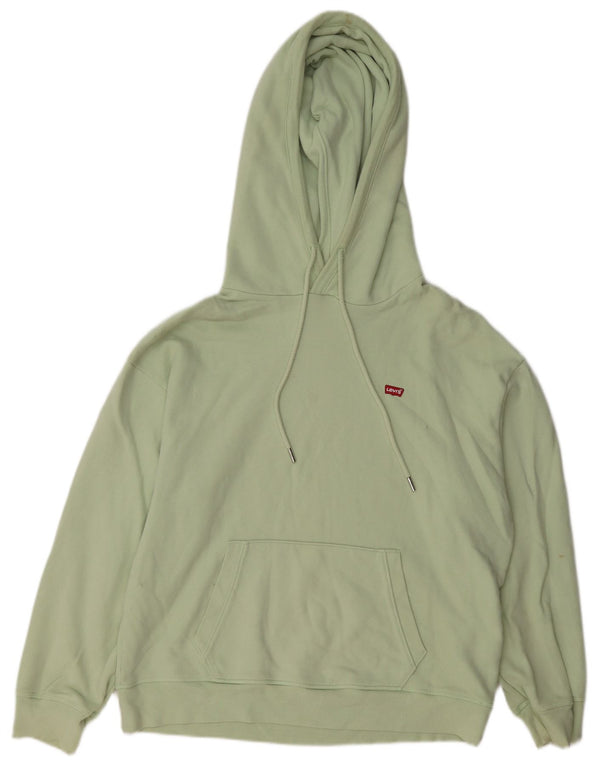 Maglione con cappuccio da donna Levi's UK 14 Cotone verde medio
