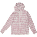 EDDIE BAUER Womens Hooded Fleece Jacket UK 16 Large Pink Tie Dye Polyester Vintage Eddie Bauer and Second-Hand Eddie Bauer from Messina Hembry 