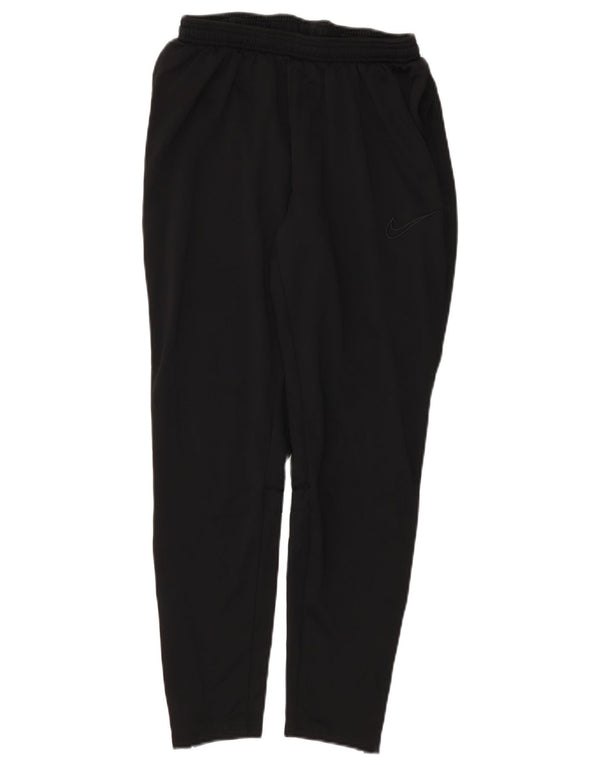 Nike Womens Dri Fit Tracksuit Trousers UK 14 Medium  Black Polyester