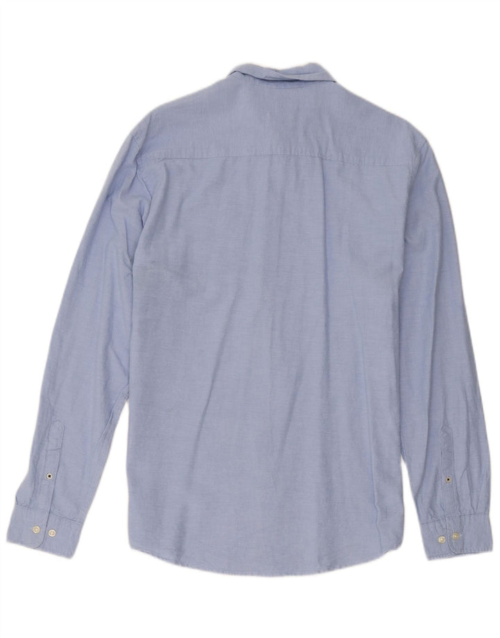 Camicia slim fit da uomo Jack & Jones grande in cotone blu