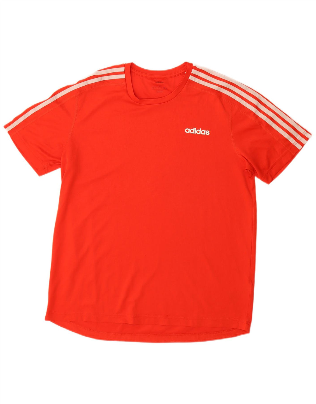 T-shirt ADIDAS da uomo Climalite Top grande rosso in poliestere