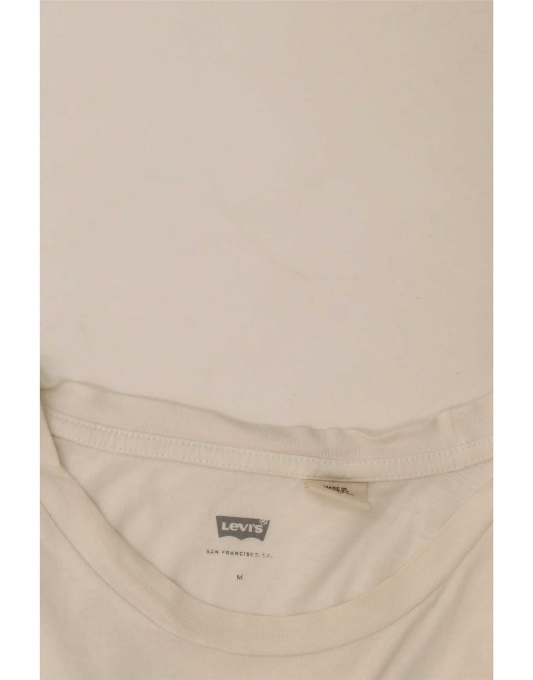 T-shirt grafica da donna Levi's Top UK 12 Medium White