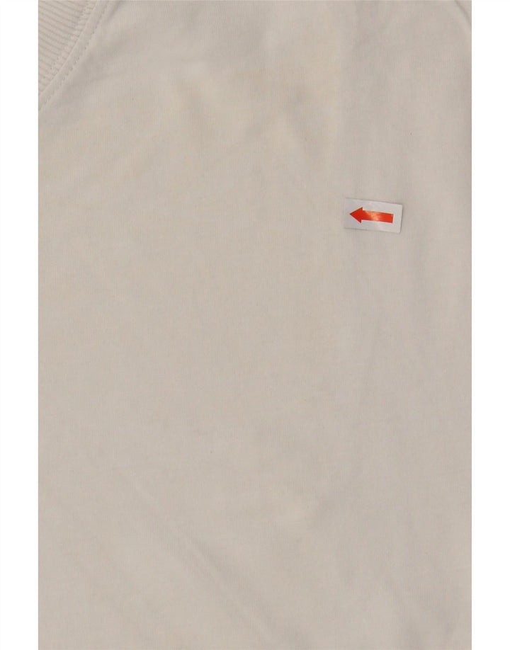 PUMA Womens Crop T-Shirt Top UK 10 Small White Vintage Puma and Second-Hand Puma from Messina Hembry 