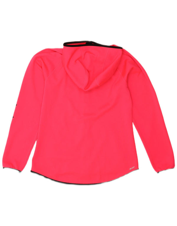 Maglione con cappuccio e zip grafica da donna New Balance UK 16 Large Rosa