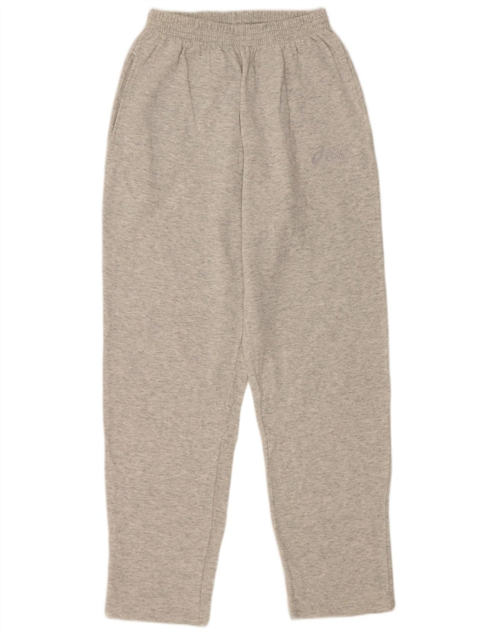 Pantaloni da tuta ASICS da donna UK 12 Cotone screziato grigio medio