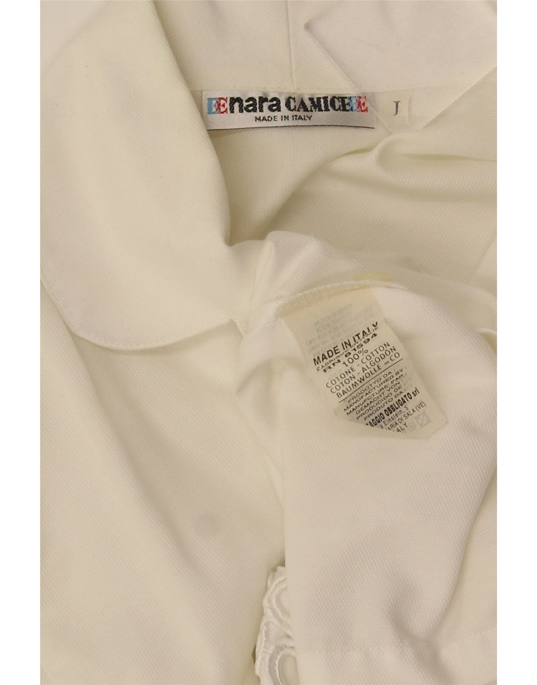 Naracamicee Camicia a maniche corte da donna Camicetta UK 12 Cotone bianco medio