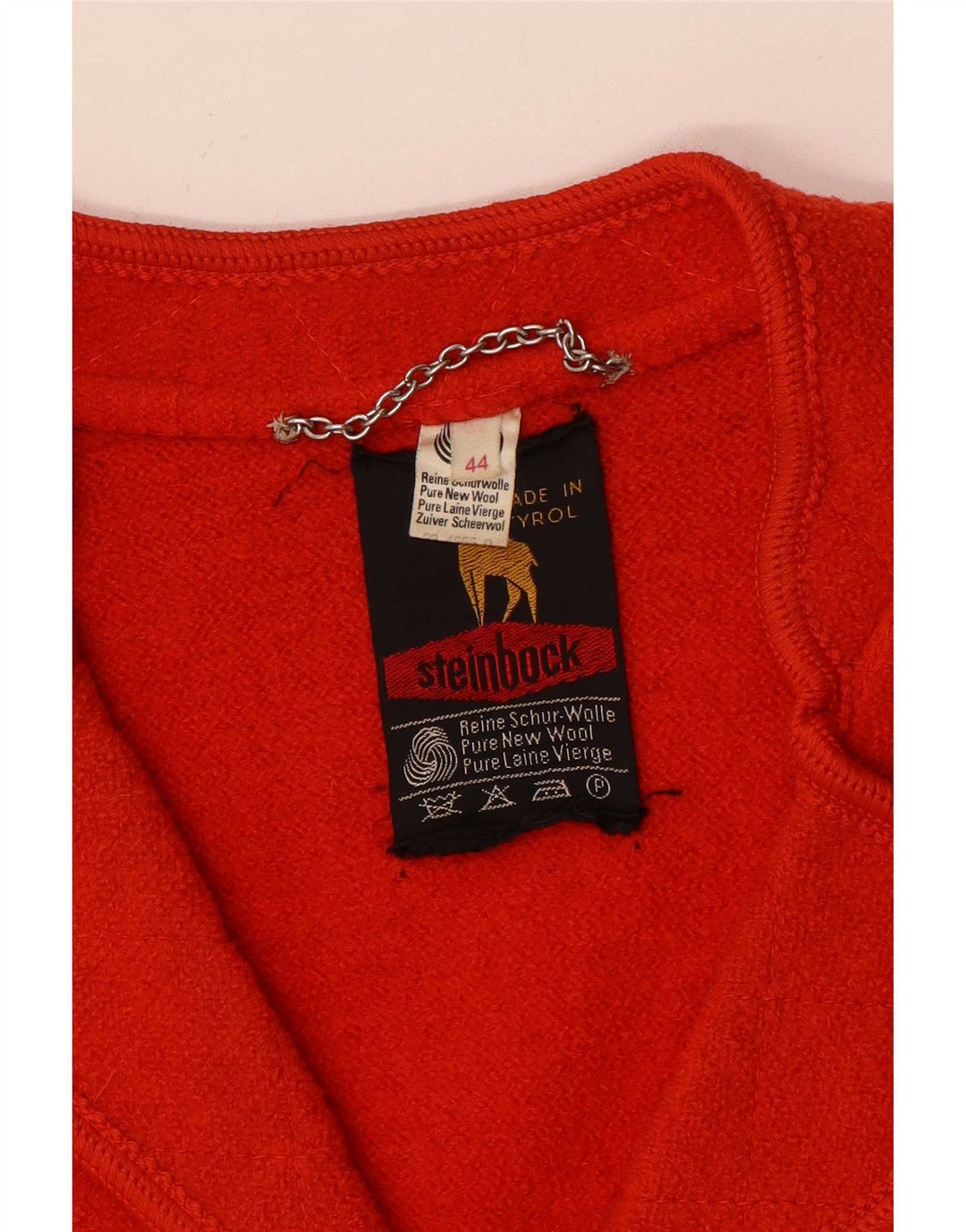 Giacca blazer da donna a 5 bottoni Steinbock IT 44 lana rossa media