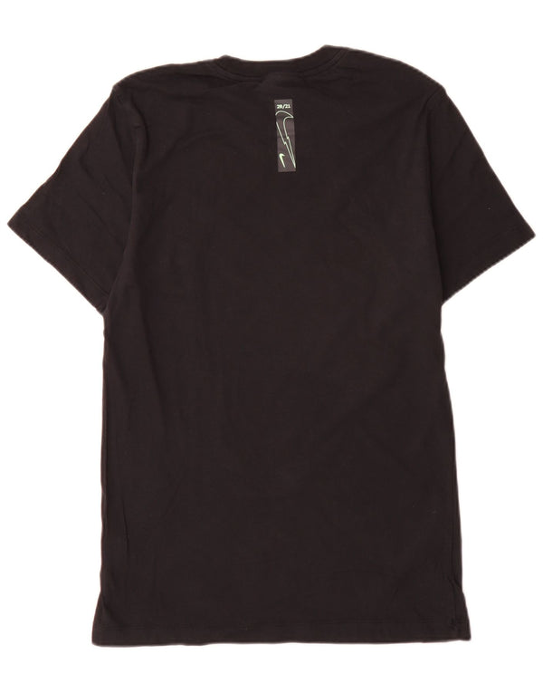 T-shirt grafica Nike da uomo con vestibilità standard, piccola, in cotone nero