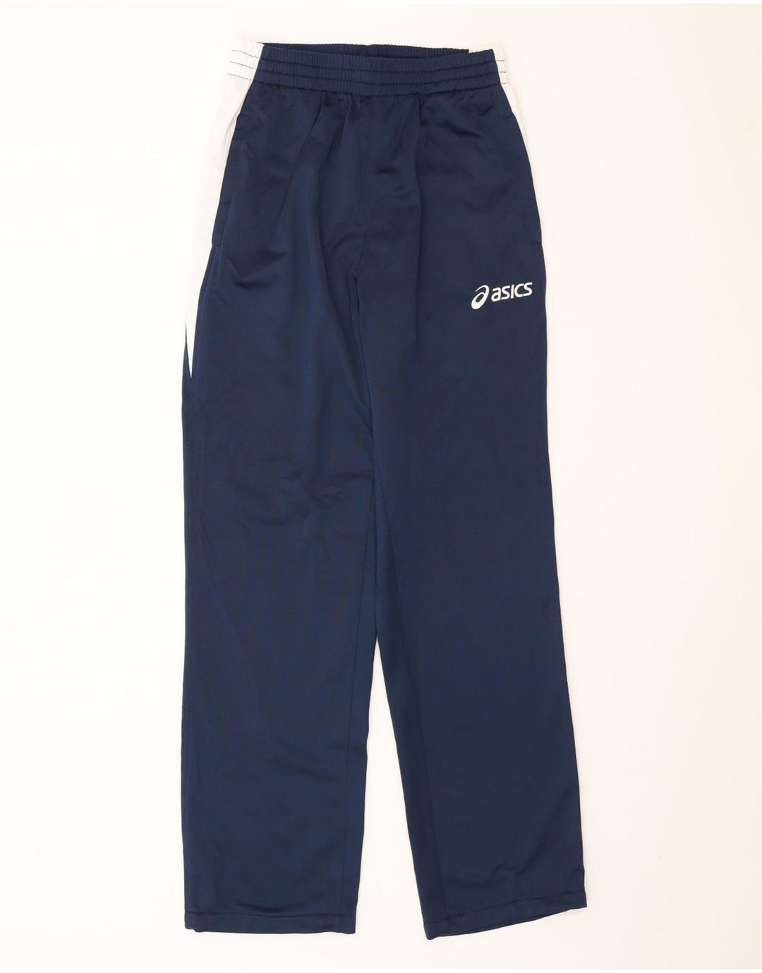 Pantaloni da tuta ASICS da uomo in poliestere color block medio blu navy