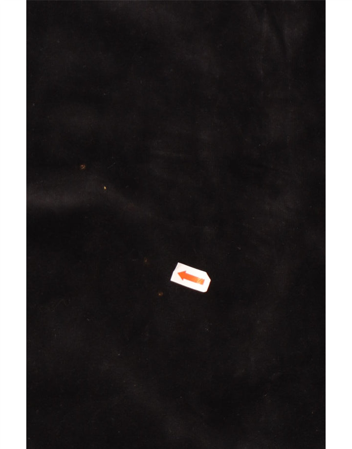 Gonna a trapezio da donna in velluto L.L.BEAN media W28 cotone nero