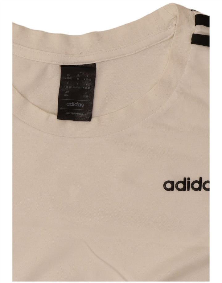 Maglietta Adidas da donna Top UK 12/14 Medium Bianca