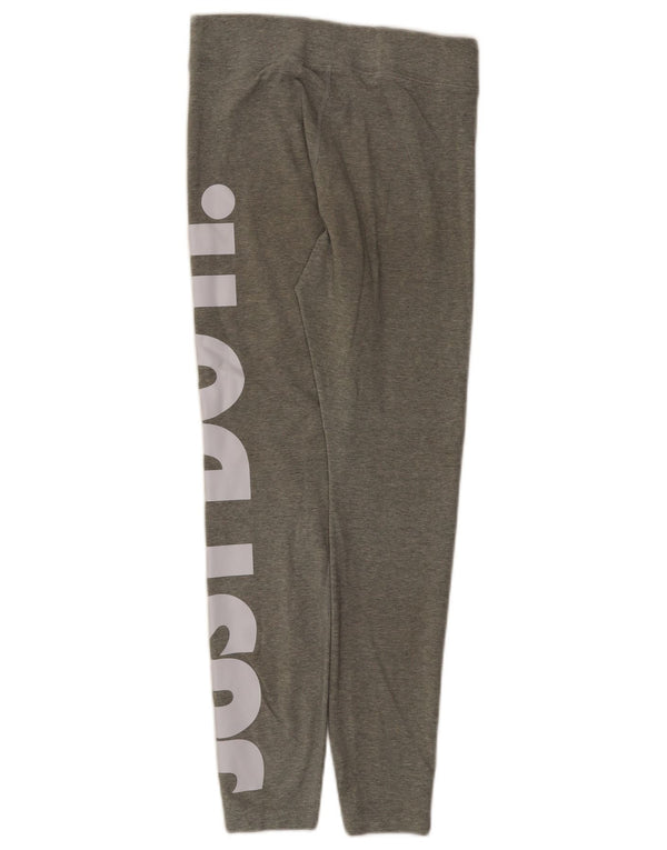 Leggings grafici da donna Nike UK 12 cotone grigio medio