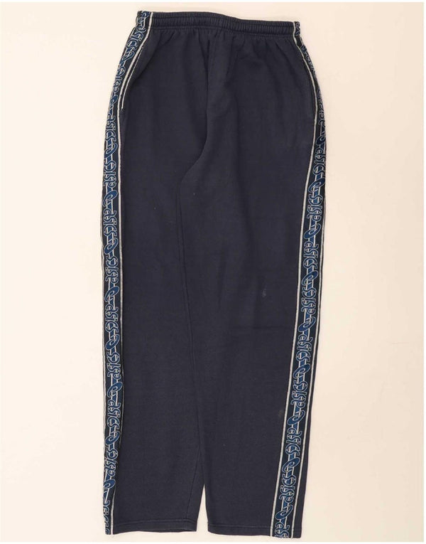 Pantaloni da tuta grafica da uomo Asics a righe medie blu navy