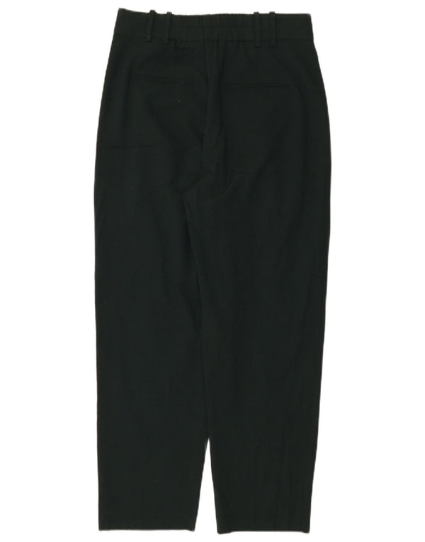 Pantaloni chino affusolati da donna Zara piccoli W25 L25 poliestere verde