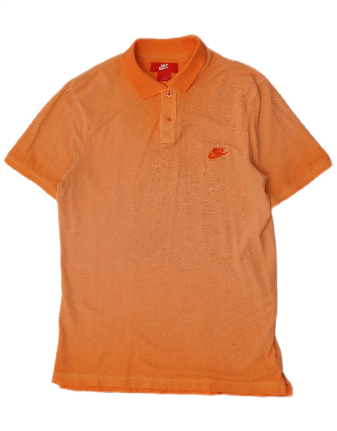 Polo Nike da uomo grande in cotone arancione