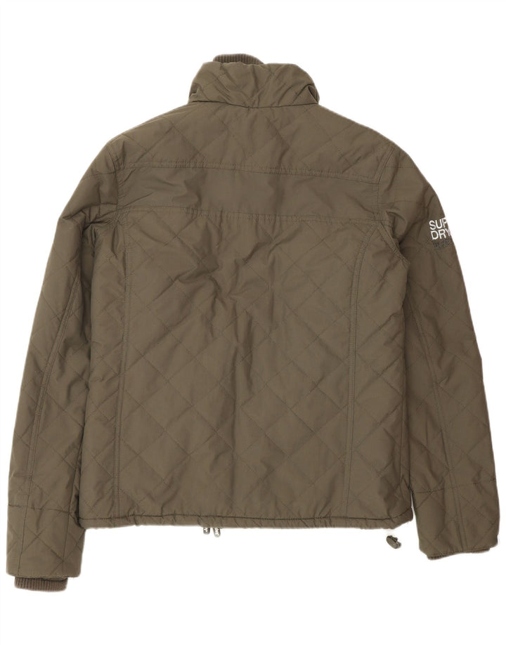 Giacca a vento da donna Superdry Windcheater UK 14 nylon kaki medio