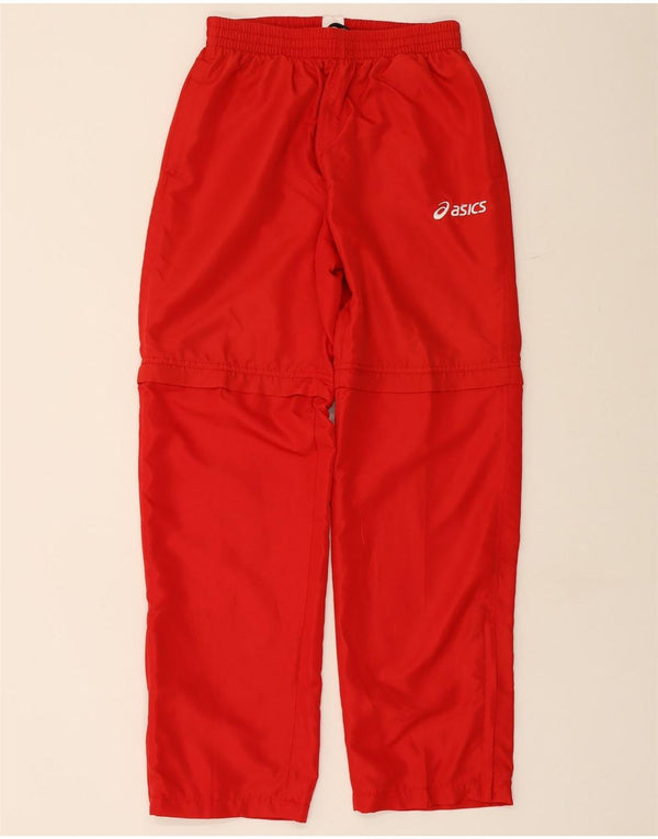 Pantaloni da tuta ASICS da donna UK 14 Large Rosso Poliestere