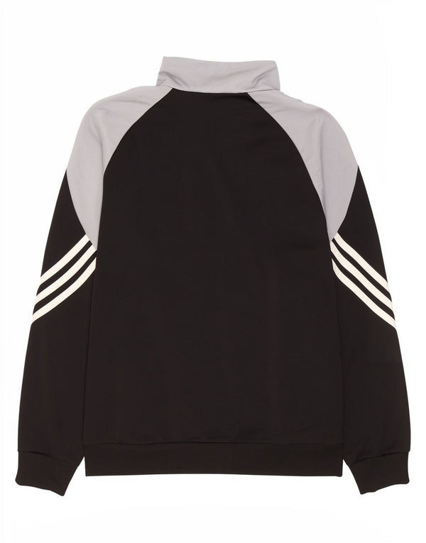 Giacca da tuta da ragazzo Adidas 13-14 anni XL Poliestere color block nero
