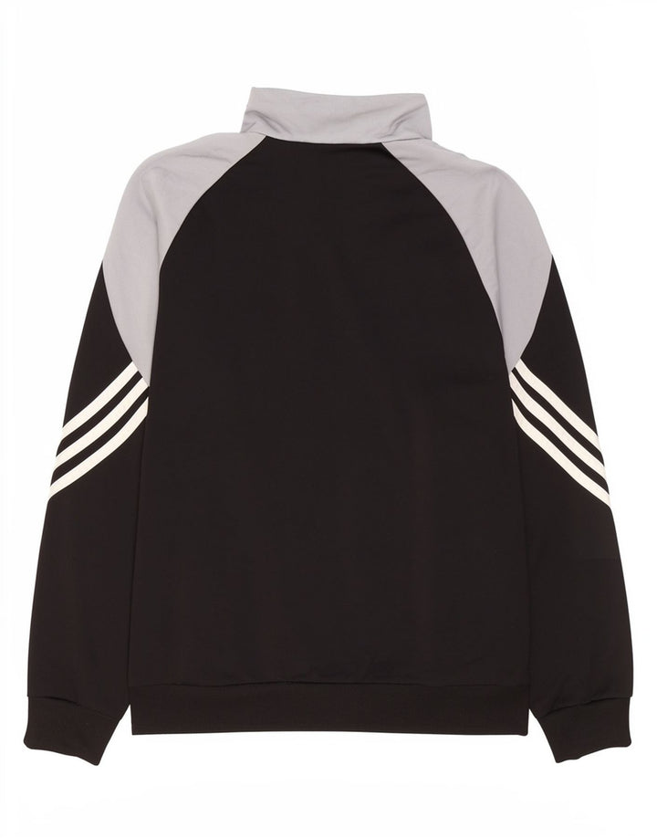 Giacca da tuta da ragazzo Adidas 13-14 anni XL Poliestere color block nero
