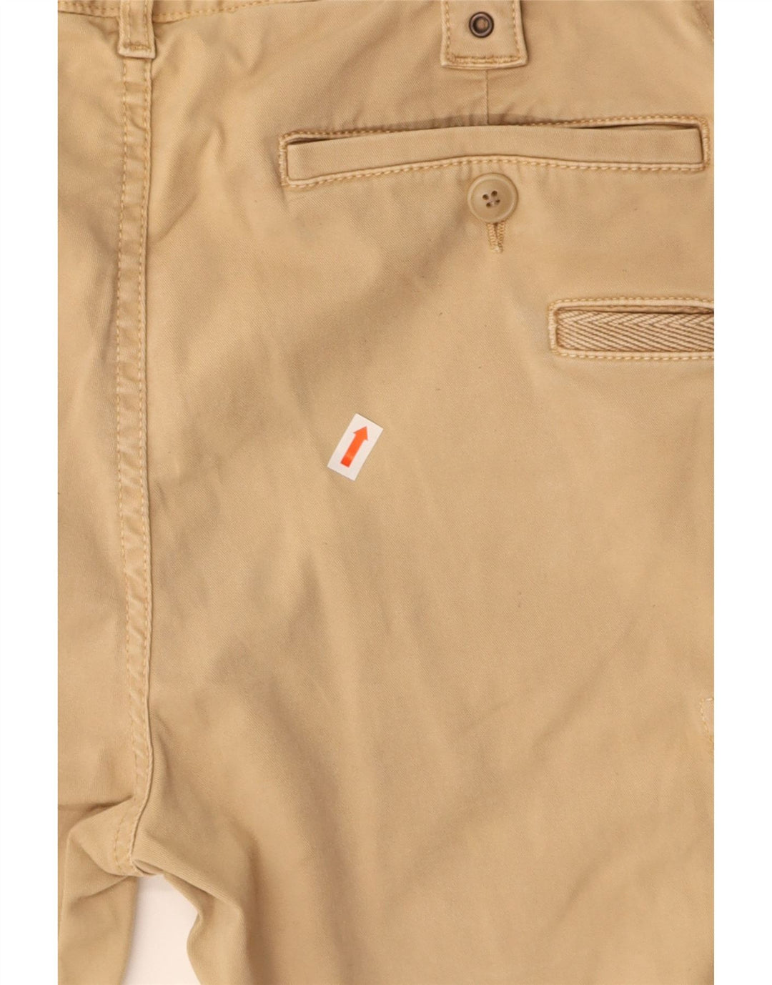 BLAUER Womens Slim Cargo Trousers W30 L32 Beige Cotton