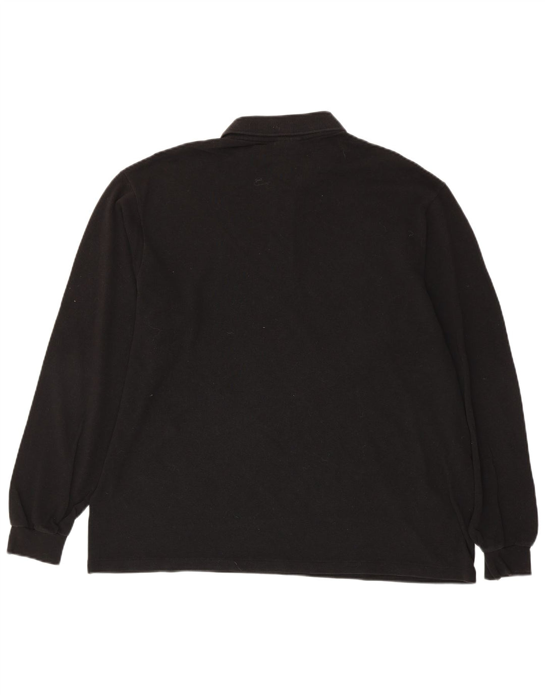 Polo LACOSTE da uomo a maniche lunghe taglia 7 2XL cotone nero
