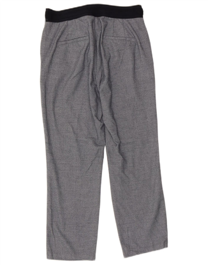 Pantaloni Capri da donna Zara grandi W30 L23 poliestere blu