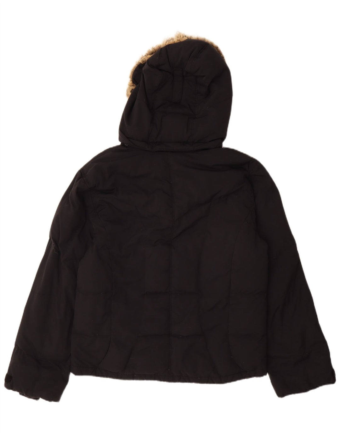 Giacca imbottita con cappuccio da donna Columbia UK 16 grande nylon nero