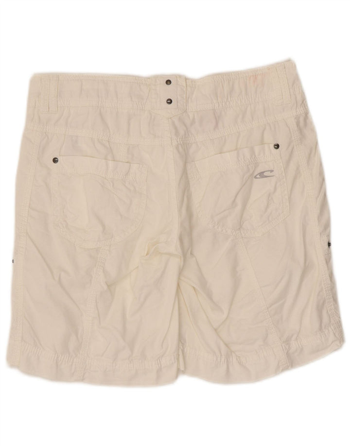 Pantaloncini casual da donna O'Neill W26 piccoli in cotone bianco