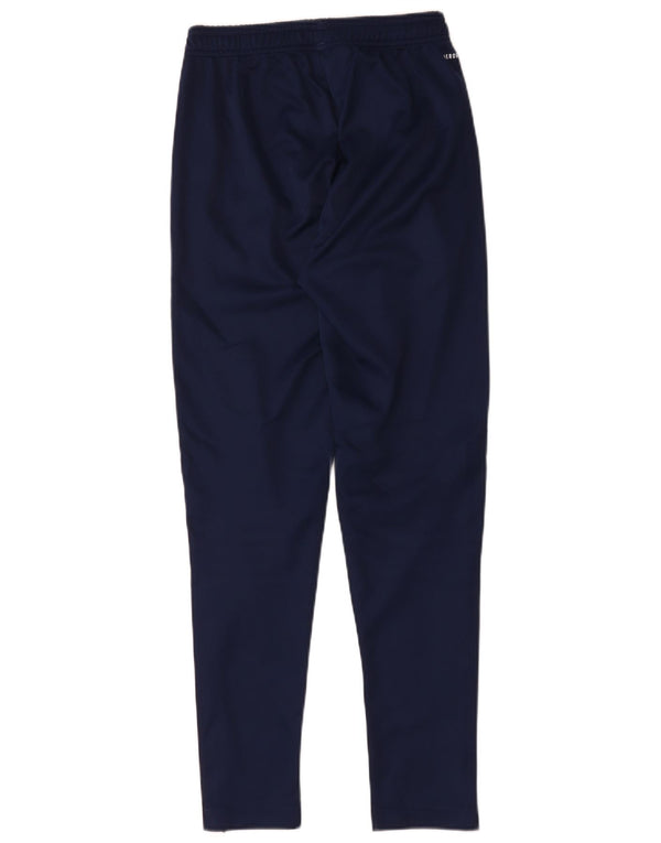 Pantaloni da tuta Adidas Aeroready da uomo XS in poliestere blu navy
