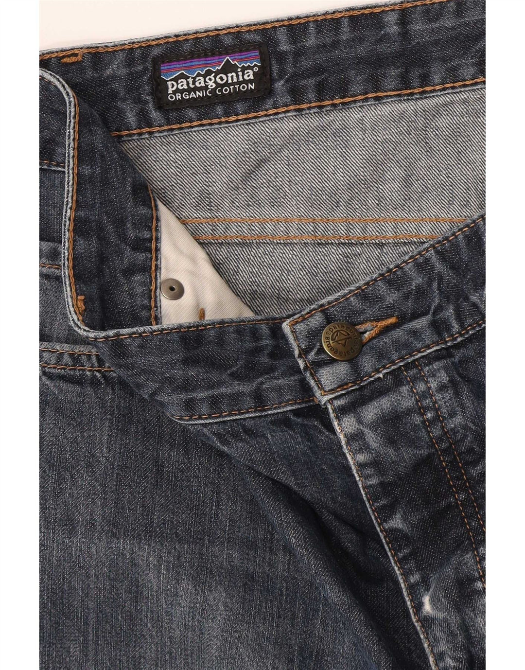 Jeans dritti da uomo Patagonia W38 L31 cotone blu