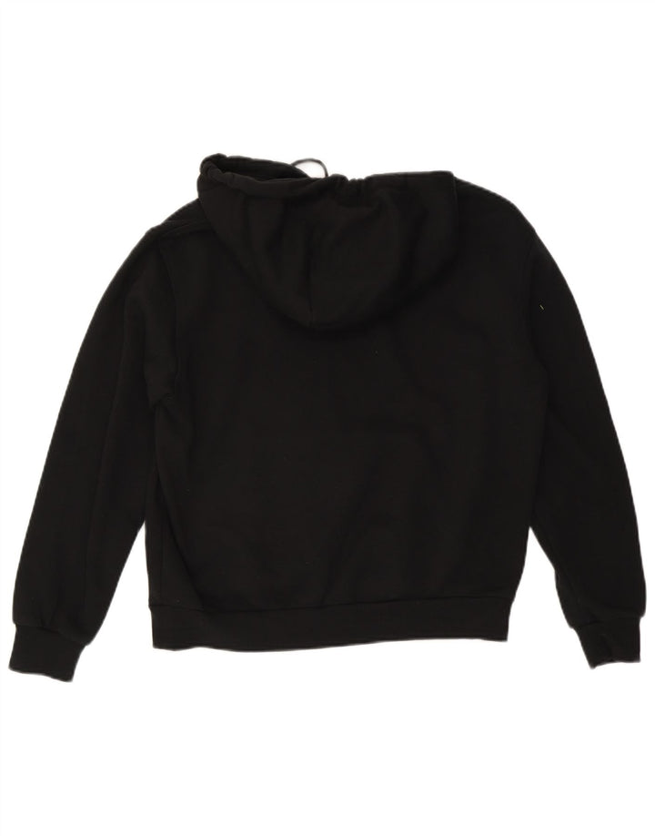 CONVERSE Felpa con cappuccio da donna UK 14 Cotone nero medio