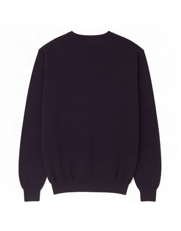 Gant Maglione da uomo con scollo a V XL in cotone blu navy