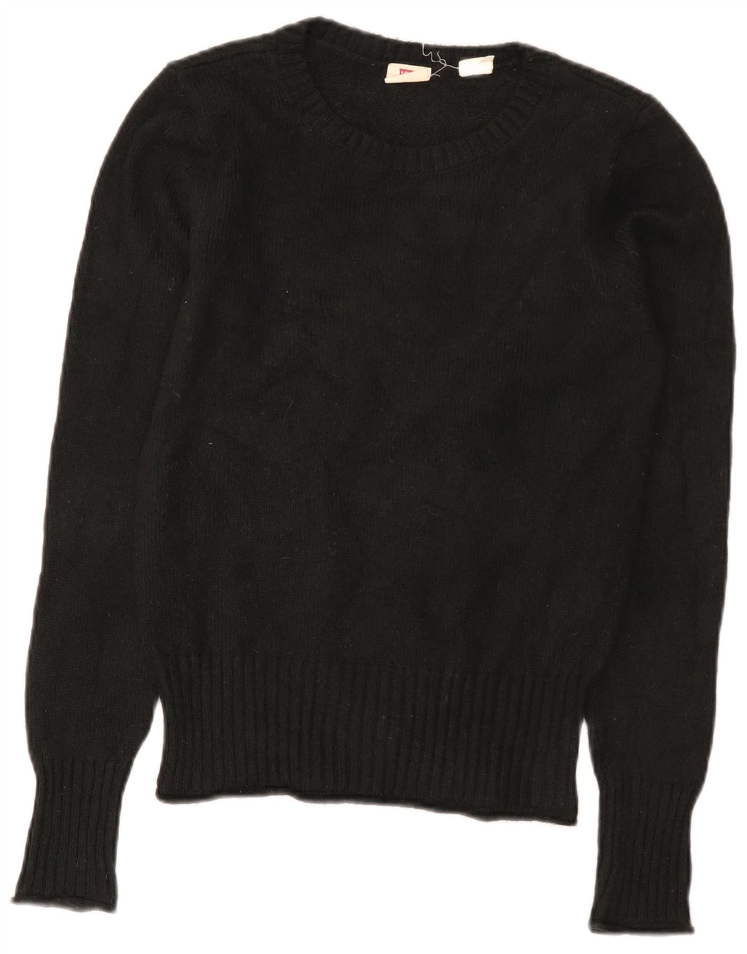 Maglione maglione con scollo a barca da donna Levi's UK 10 piccolo nero in poliammide