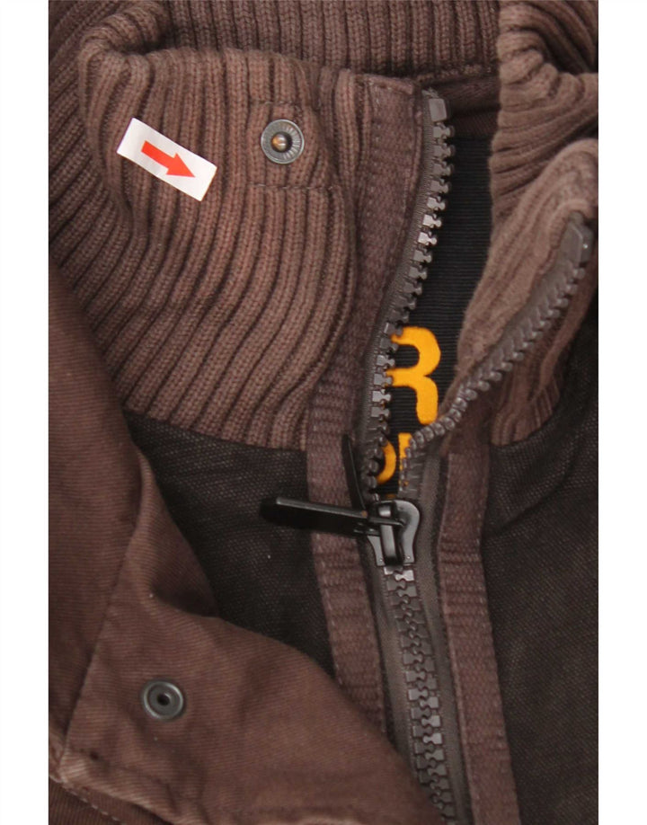 Giacca utility da uomo Superdry UK 40 grande marrone