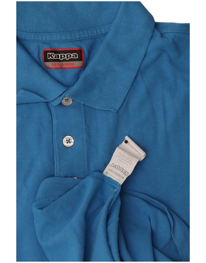 Polo Kappa Uomo 2XL Cotone Blu