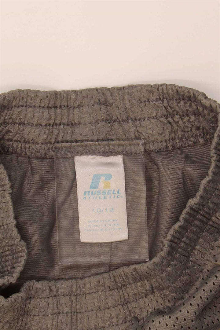 RUSSELL ATHLETIC Boys Sport Shorts 10-11 Years Grey Polyester