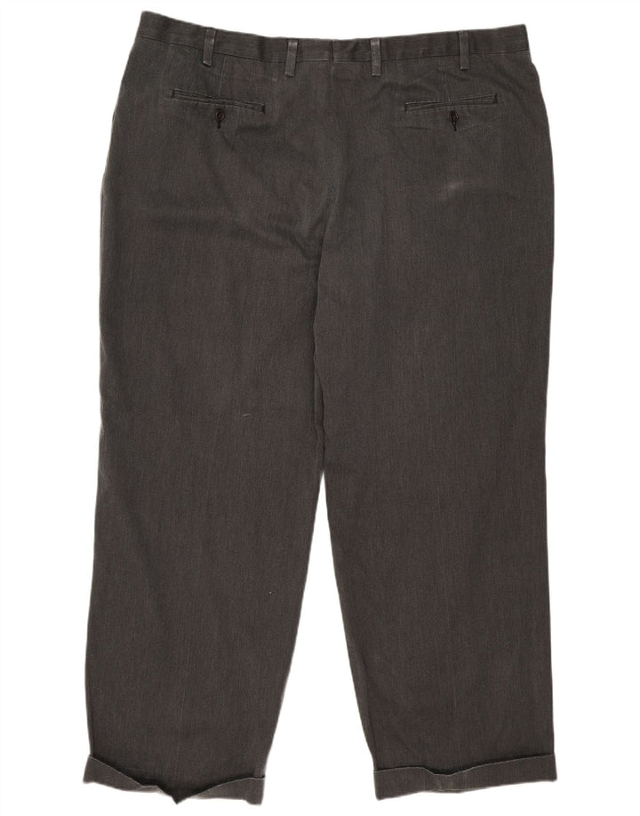 Pantaloni chino da uomo dalla vestibilità comoda EDDIE BAUER W46 L31 cotone nero