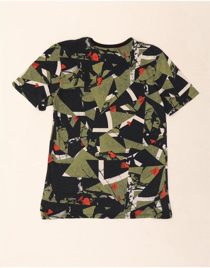 T-shirt grafica Nike da uomo con taglio atletico, media, multicolore, geometrica