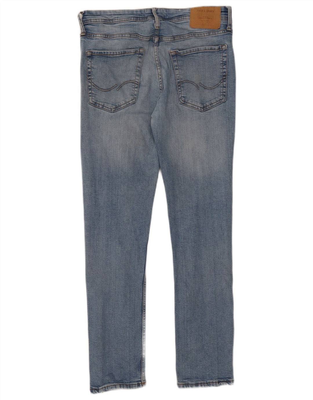 Jack & Jones Uomo GLENN Slim Jeans W32 L30 Cotone Blu