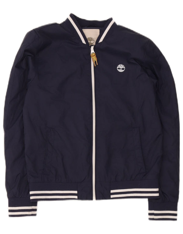 Giubbotto bomber da ragazzo Timberland 11-12 anni XS poliestere blu navy