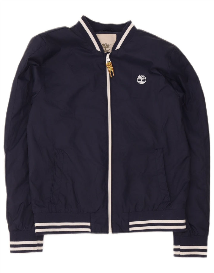 Giubbotto bomber da ragazzo Timberland 11-12 anni XS poliestere blu navy