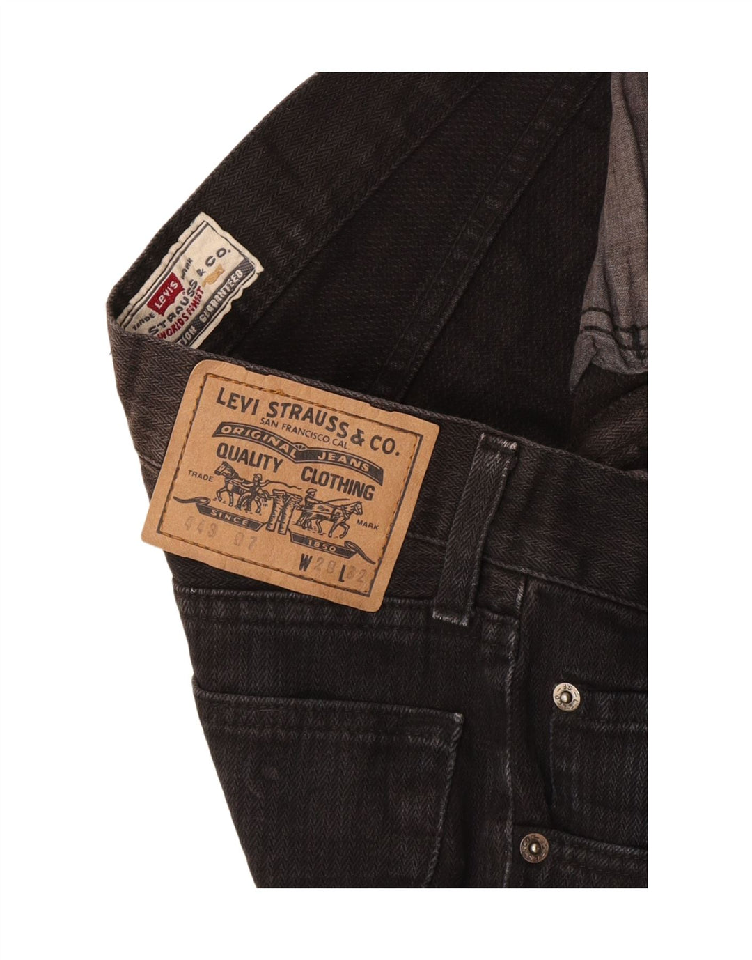 Jeans Levi's Uomo affusolati W29 L32 Neri
