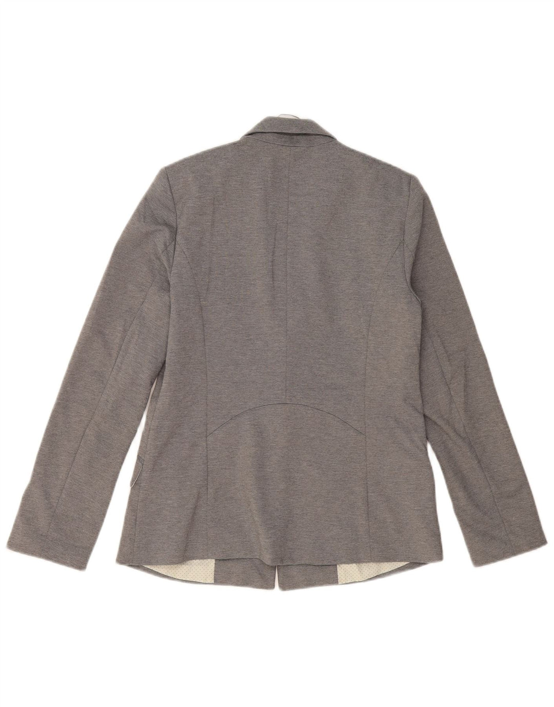 Giacca blazer da donna a 1 bottone OASIS UK 10 piccola poliestere grigio