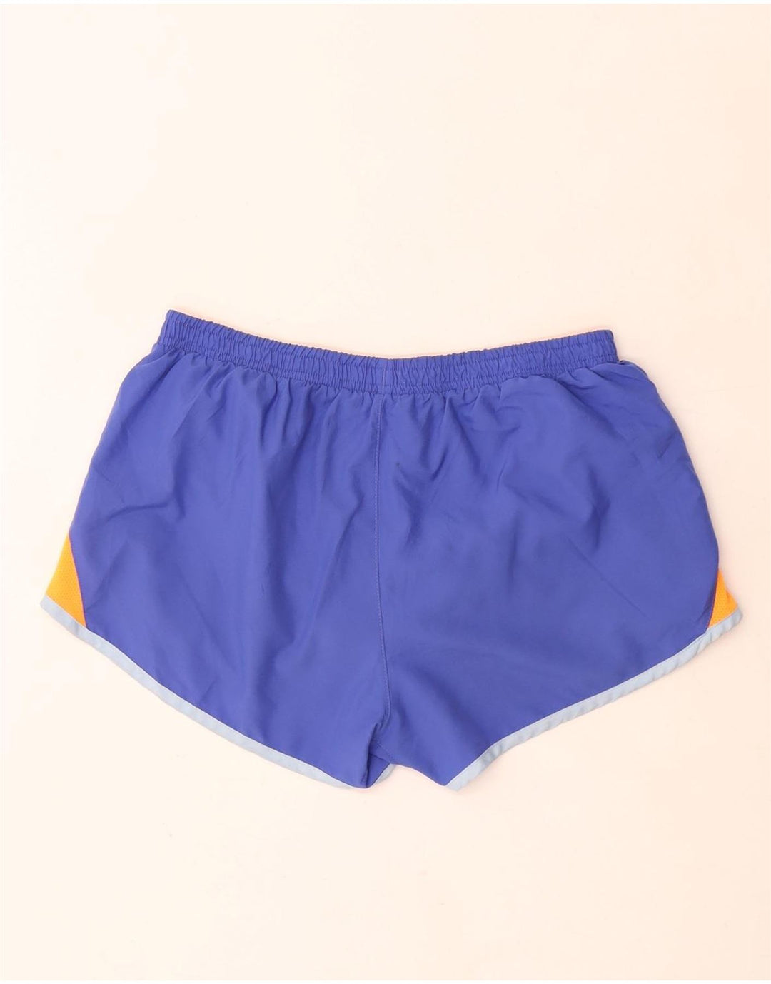 Pantaloncini sportivi da donna Nike UK 14 Poliestere color block blu medio