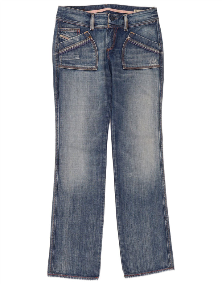 Jeans dritti da donna Diesel Reckfly W29 L32 cotone blu